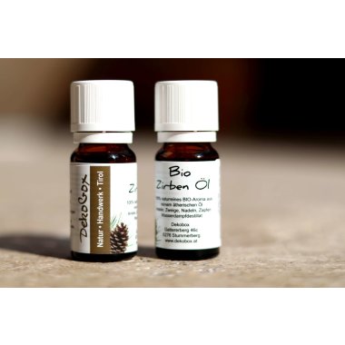 BIO Zirbenöl - Doppelpackung - 2x 10ml - 100% naturrein