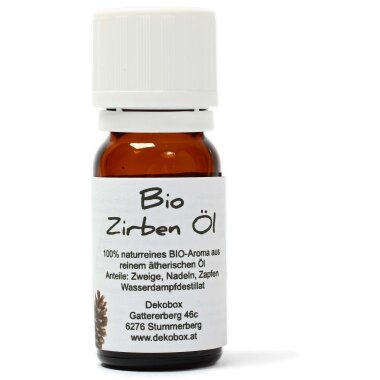 BIO Zirbenöl 10ml - 100% naturrein - höchste Qualität durch Destillation AT-BIO-302