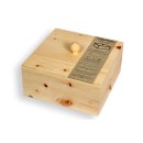 Brotdose aus Zirbenholz - 3 teilig: Brotbox & Deckel...