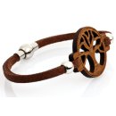 Baum des Lebens Armband - Nuss Massivholz - inkl. modernem Etui