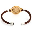 Blume des Lebens Armband - Zirbe Massivholz - inkl. modernem Etui