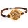 Blume des Lebens Armband - Zirbe Massivholz - inkl. modernem Etui