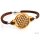 Blume des Lebens Armband - Zirbe Massivholz - inkl. modernem Etui - S (18)