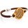 Blume des Lebens Armband - Zirbe Massivholz - inkl. modernem Etui - M (19)