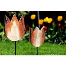 Tulpen Set XL aus Eiche Massivholz - H 17 & 20 cm -...