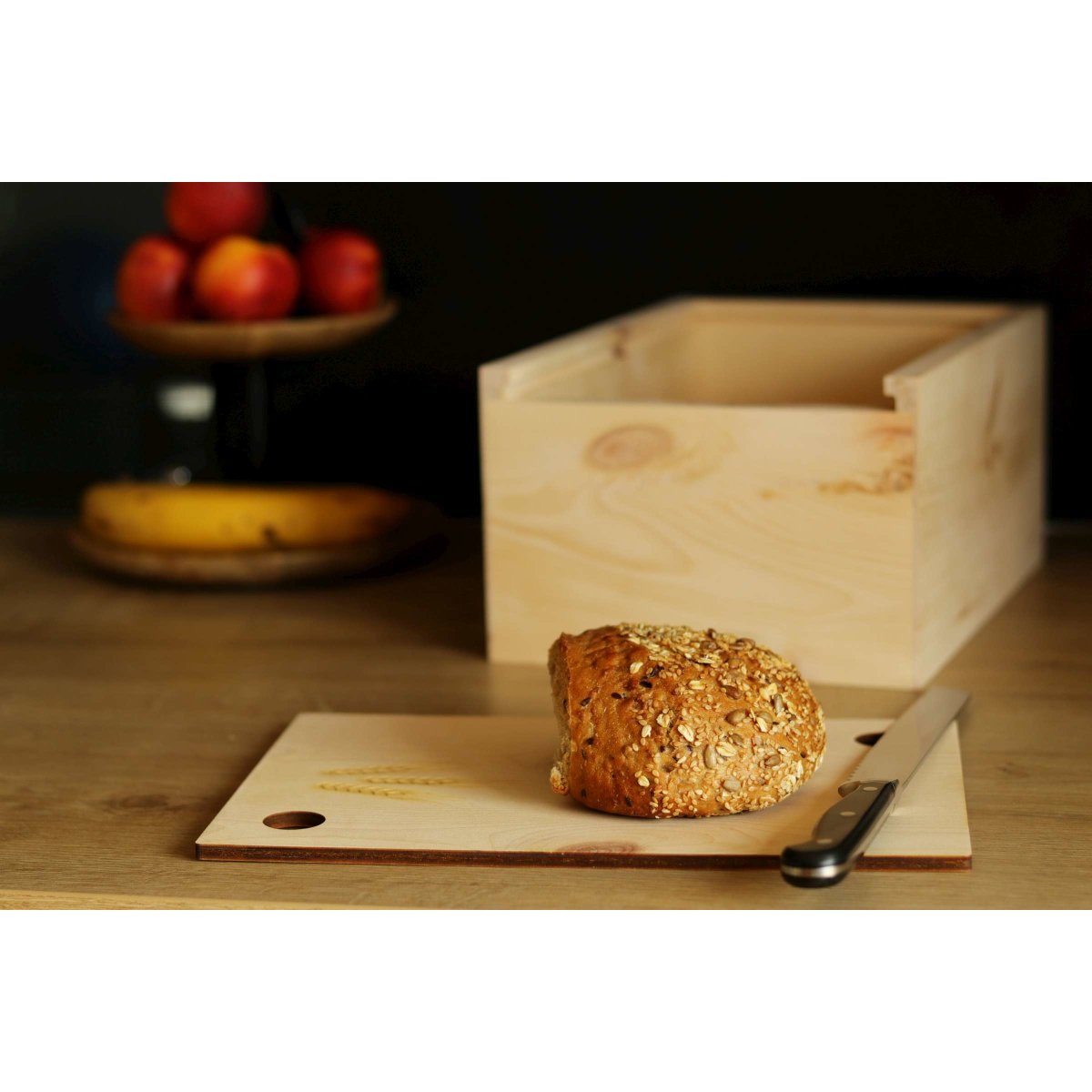 KF-Holz Taufkerzenkiste Aus Fichtenholz - Schiebedeckel Erinnerungsbox 26x8,5x8,5 Cm