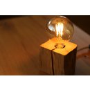 Lampe aus Altholz Massivholz - Tischleuchte Angelina - inkl. LED Leuchtmittel