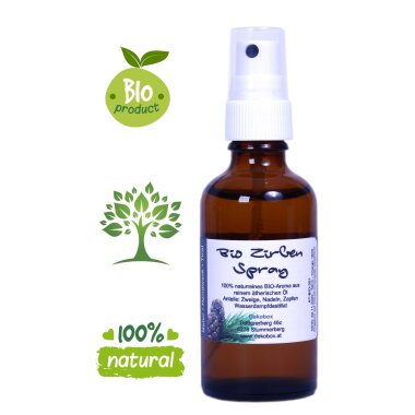 BIO Zirben Spray 50ml - 100% naturrein - Kissen und Raum-Spray AT-BIO-302