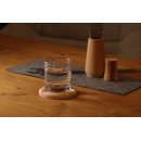 PINARA - Untersetzer aus massiven Zirbenholz - Blume des...