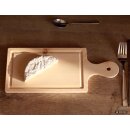 Dekobox 2er Set Jausenbrett Schneidebrett mit Griff & Saftrille aus Zirbenholz - 31x14x1cm - Made in Tirol
