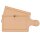 Dekobox 2er Set Jausenbrett Schneidebrett mit Griff & Saftrille aus Zirbenholz - 31x14x1cm - Made in Tirol