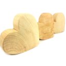 Holz Herz aus Pappel Massivholz XXL - 30x30x7 cm