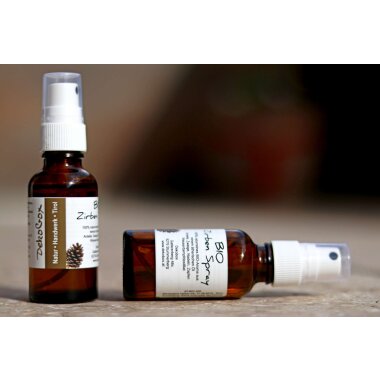 2er Set BIO Zirben Spray 100% naturrein - 2x 30ml - Kissen und Raumspray AT-BIO-302