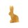 Hase aus Eiche Massivholz - Höhe ca. 25cm, Dicke ca. 6cm - Osterhase aus Holz