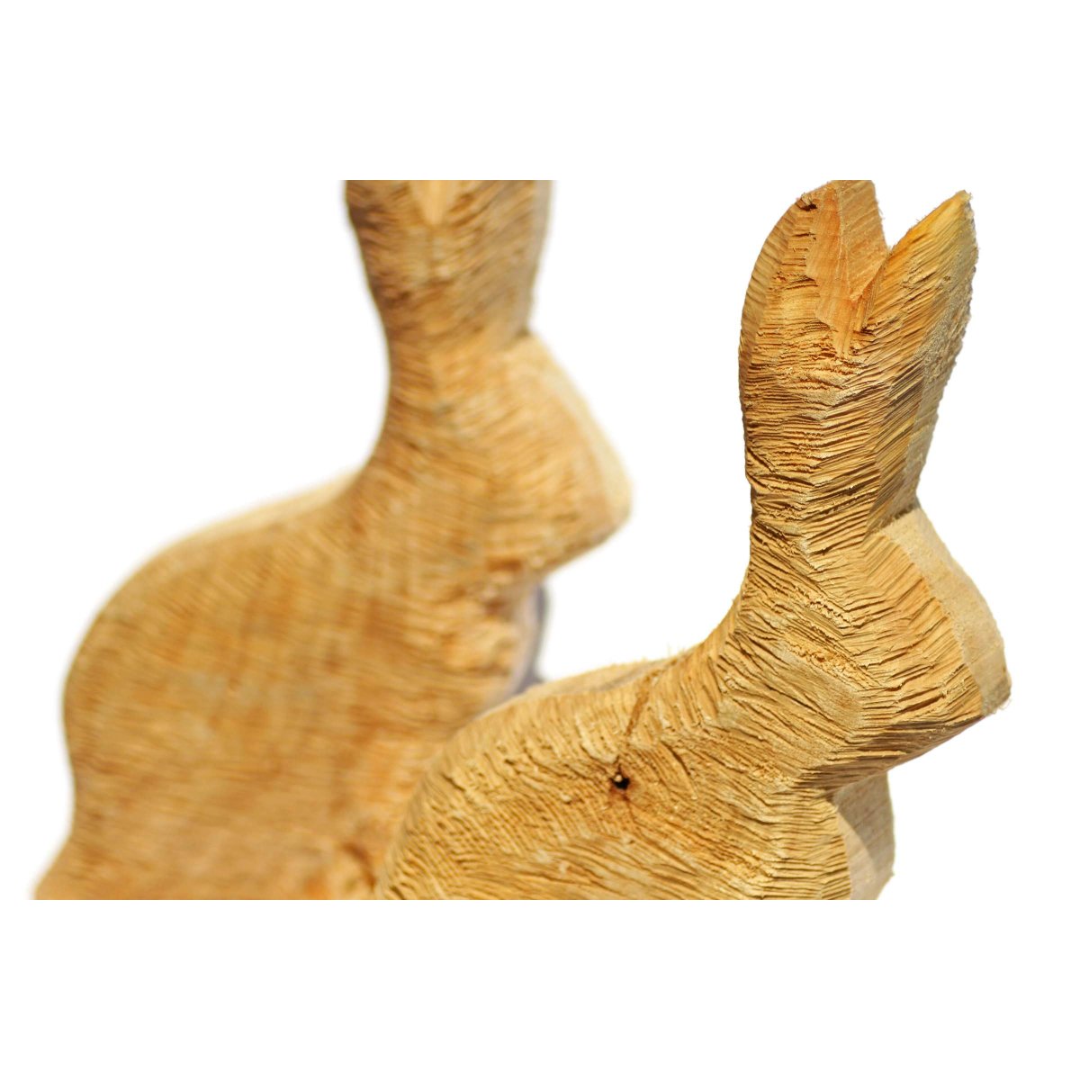 Hase XL rustikal aus Pappel Massivholz - Höhe ca. 35 ...
