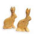 Hase XL rustikal aus Pappel Massivholz - Höhe ca. 35 (!) cm - XL Osterhase aus Holz