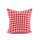 Original Zillertaler Zirbenkissen rot kariert 30x30 cm
